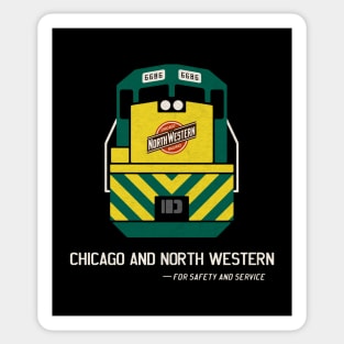 Chicago North Western Railroad Train Engine Sticker